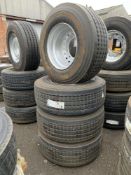 (4) GT GT978+ tyres & (4) TIA Steel Wheels