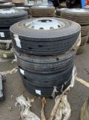 (4) Goodyear Marathon tyres & (4) Accuride Steel Wheels