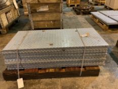 Approx (60) Sheets of Galvanised Checker Plate