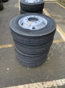 (4) Continental HTR2 tyres & (4) Jantsa Steel Wheels