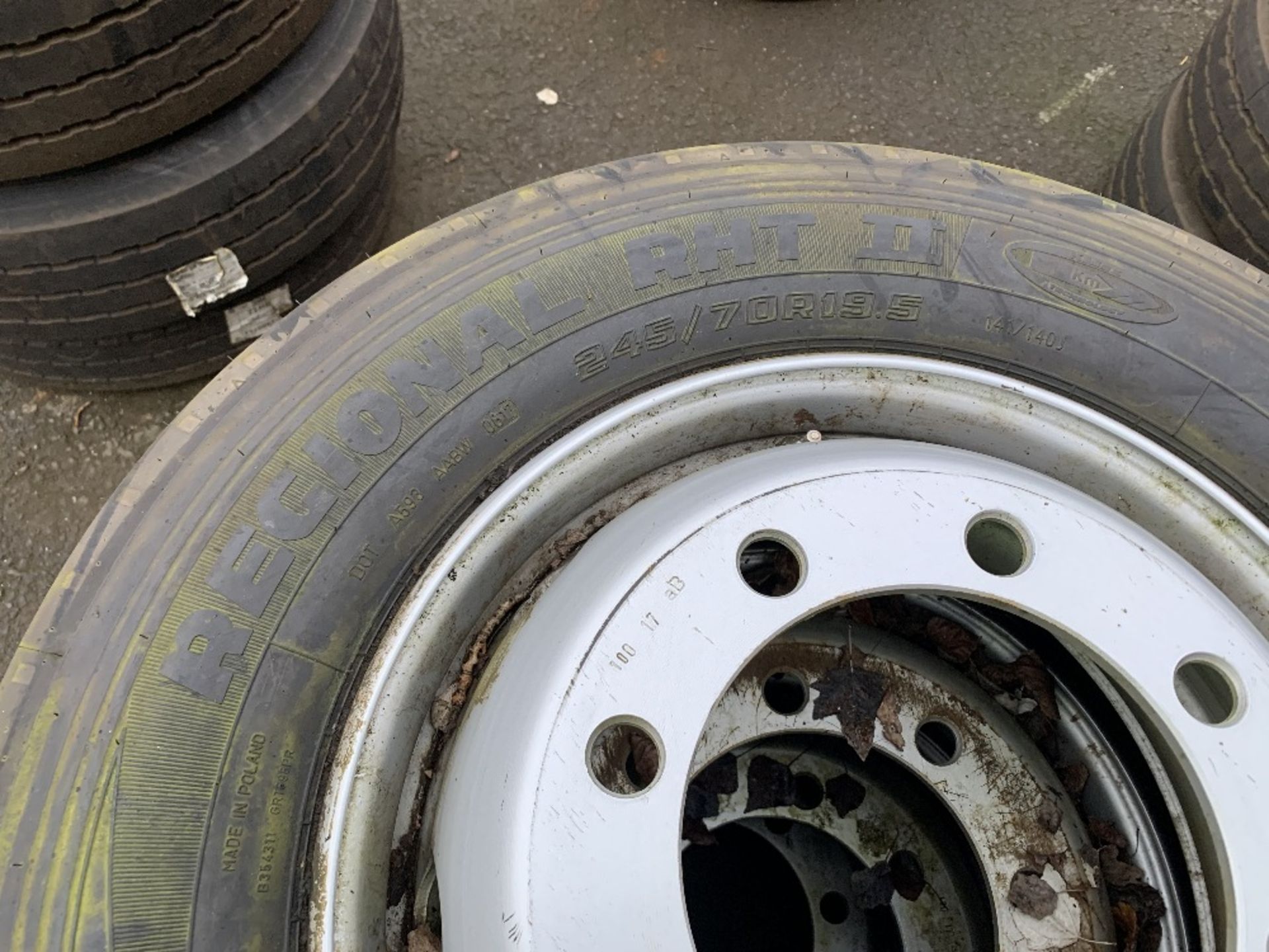 (4) Goodyear Regional RHT2 tyres & (4) HL1 Steel Wheels - Image 2 of 3