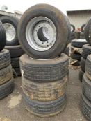 (4) Michelin X-Multi tyres & (4) HL3 Steel Wheels