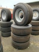 (4)Goodyear Fuelmax THL tyres & (4) Sudrad Steel Wheels