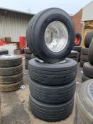 (4) Goodyear KMAX THL tyres & (4) Alcoa LVLONE Highly Polished Alumnium Wheels