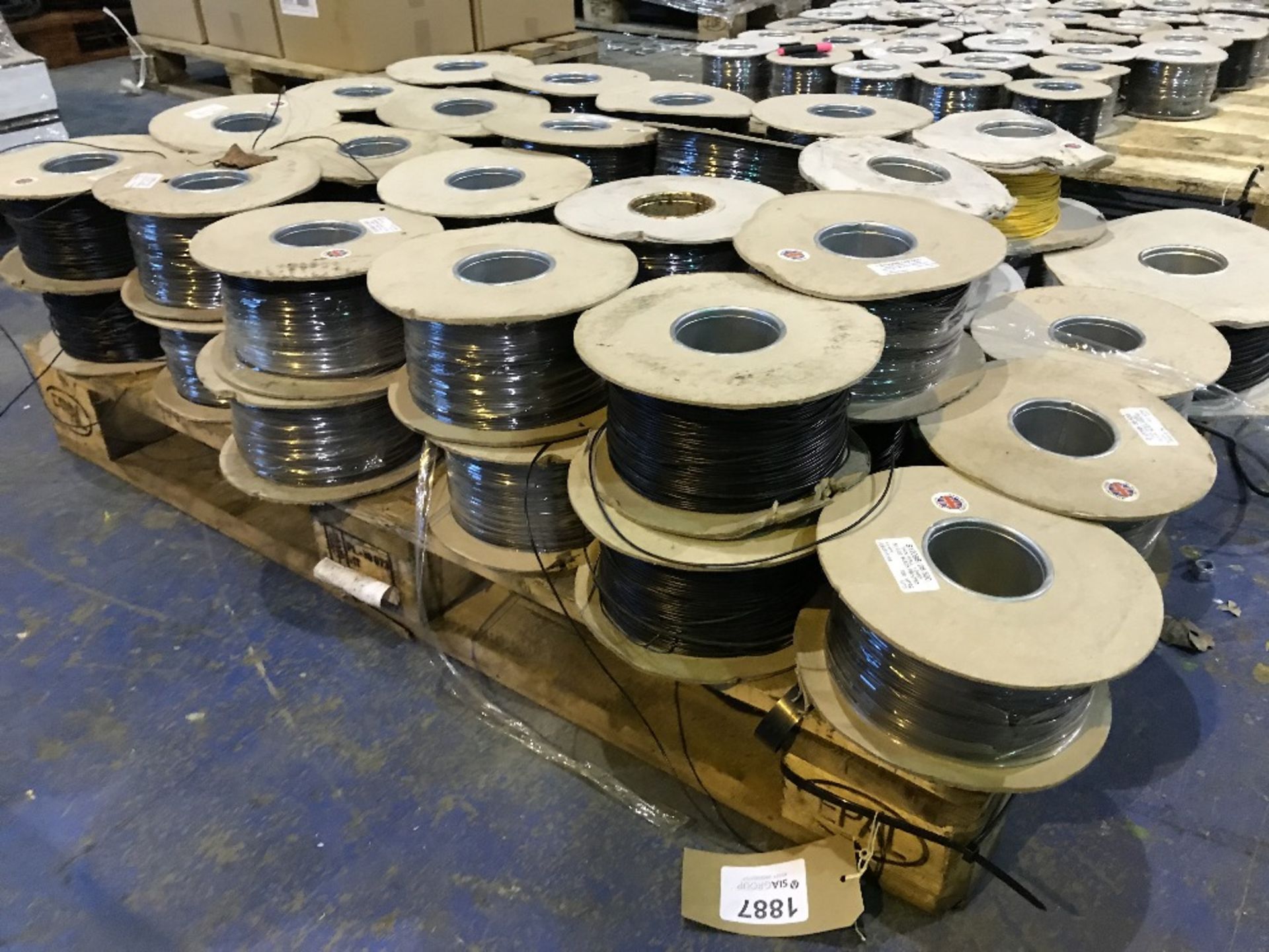 Approximately (44) Spools of 500 Metre Various Size and Colour S1209B Thin Wall Electrical Cable