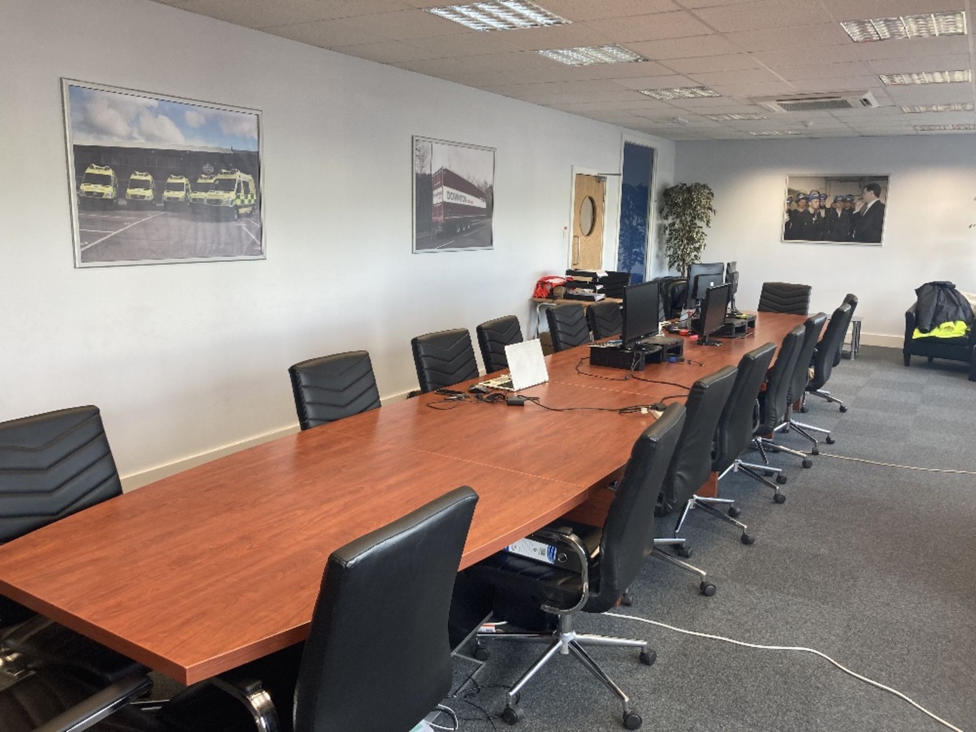 Large Boardroom Table & (20) Chairs - Image 2 of 6