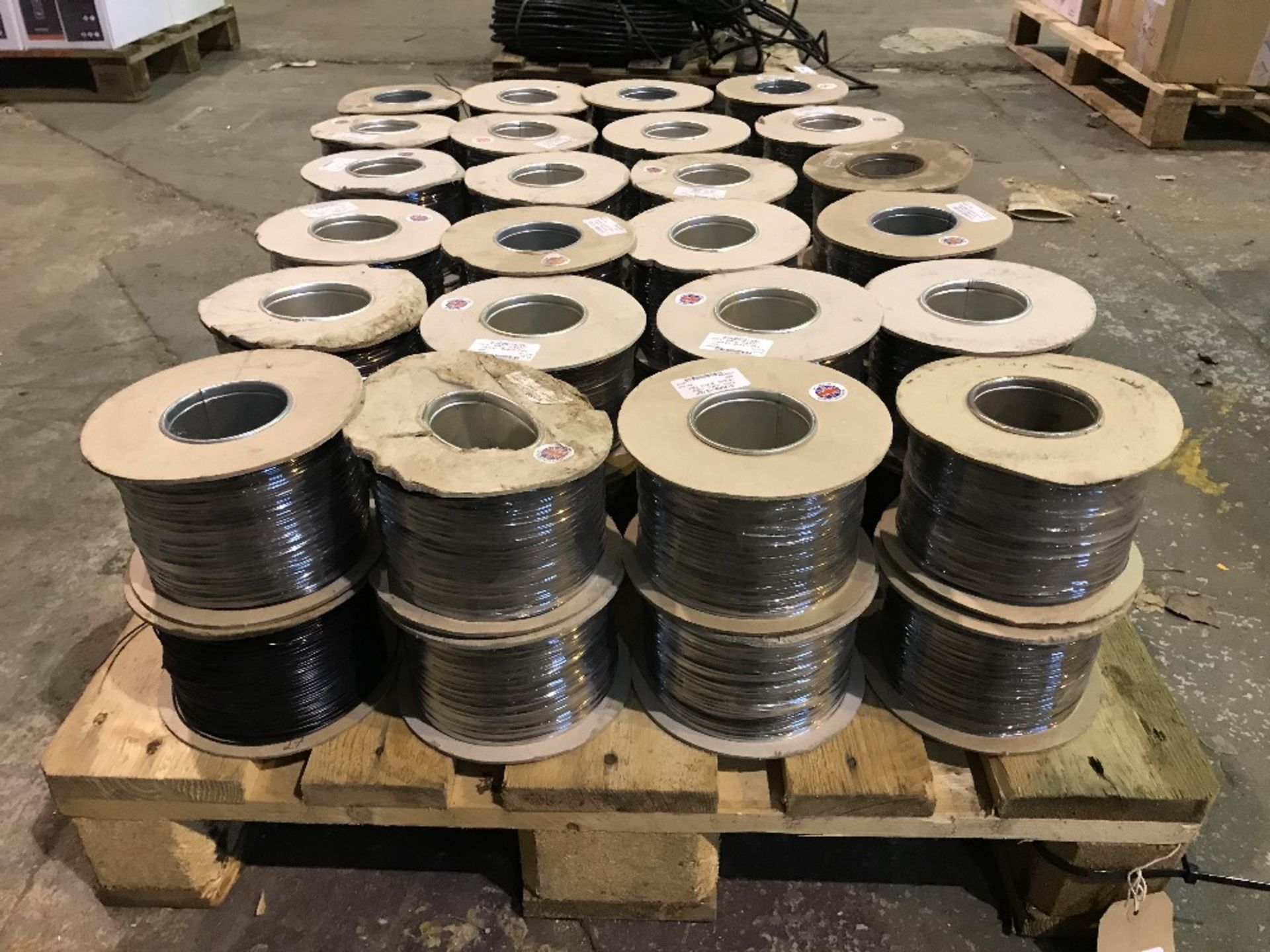 Approximately (48) Spools of 100 Metre Various Size and Colour S1208B Thin Wall Electrical Cable - Image 3 of 3
