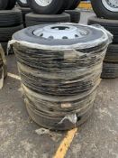 (4) Goodyear Marathon LHT tyres & (4) Accuride Steel Wheels