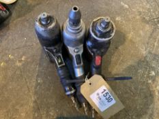 (3) Pneumatic Impact Wrench & Drill - Unbranded