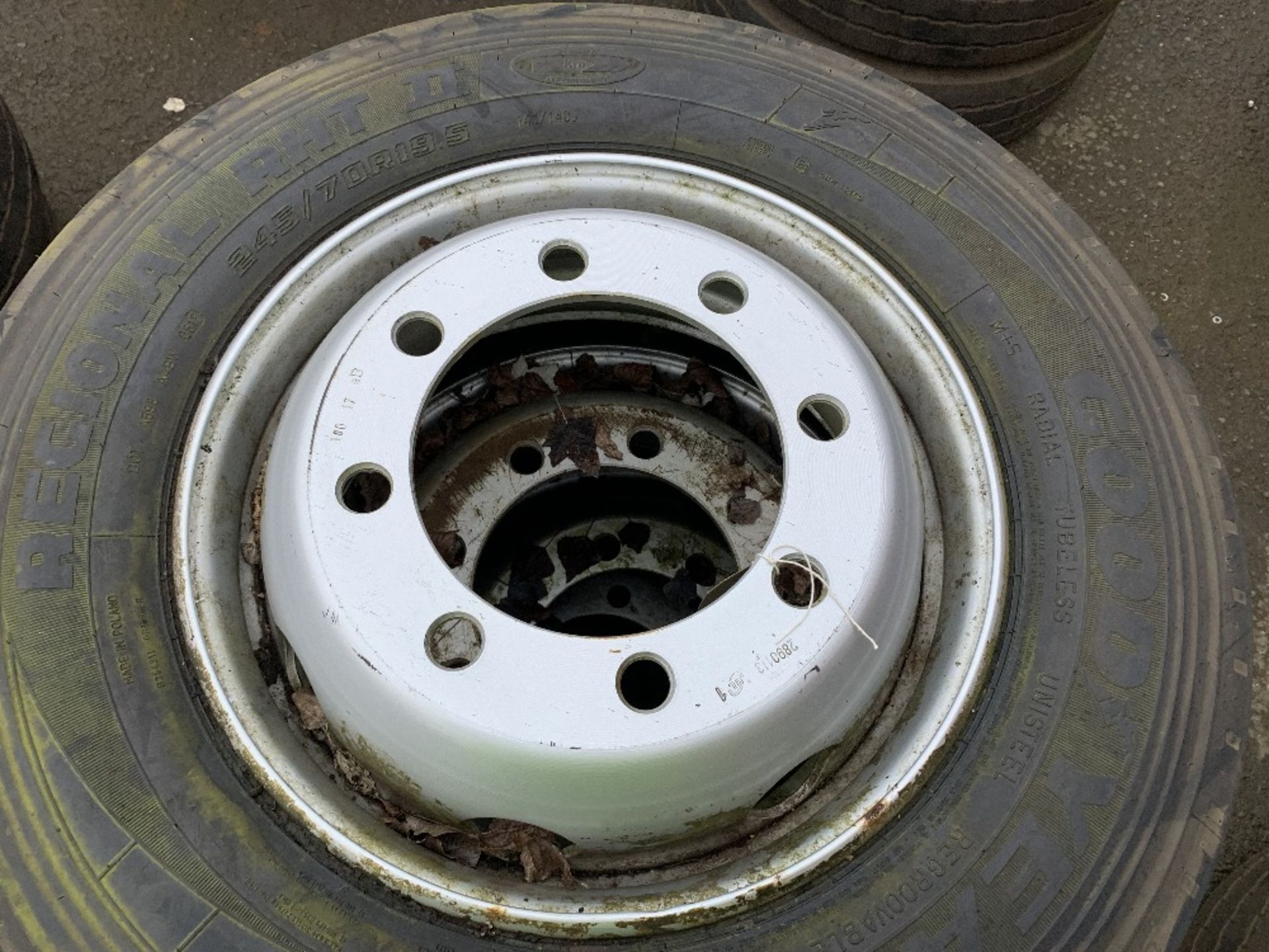 (4) Goodyear Regional RHT2 tyres & (4) HL1 Steel Wheels - Image 3 of 3