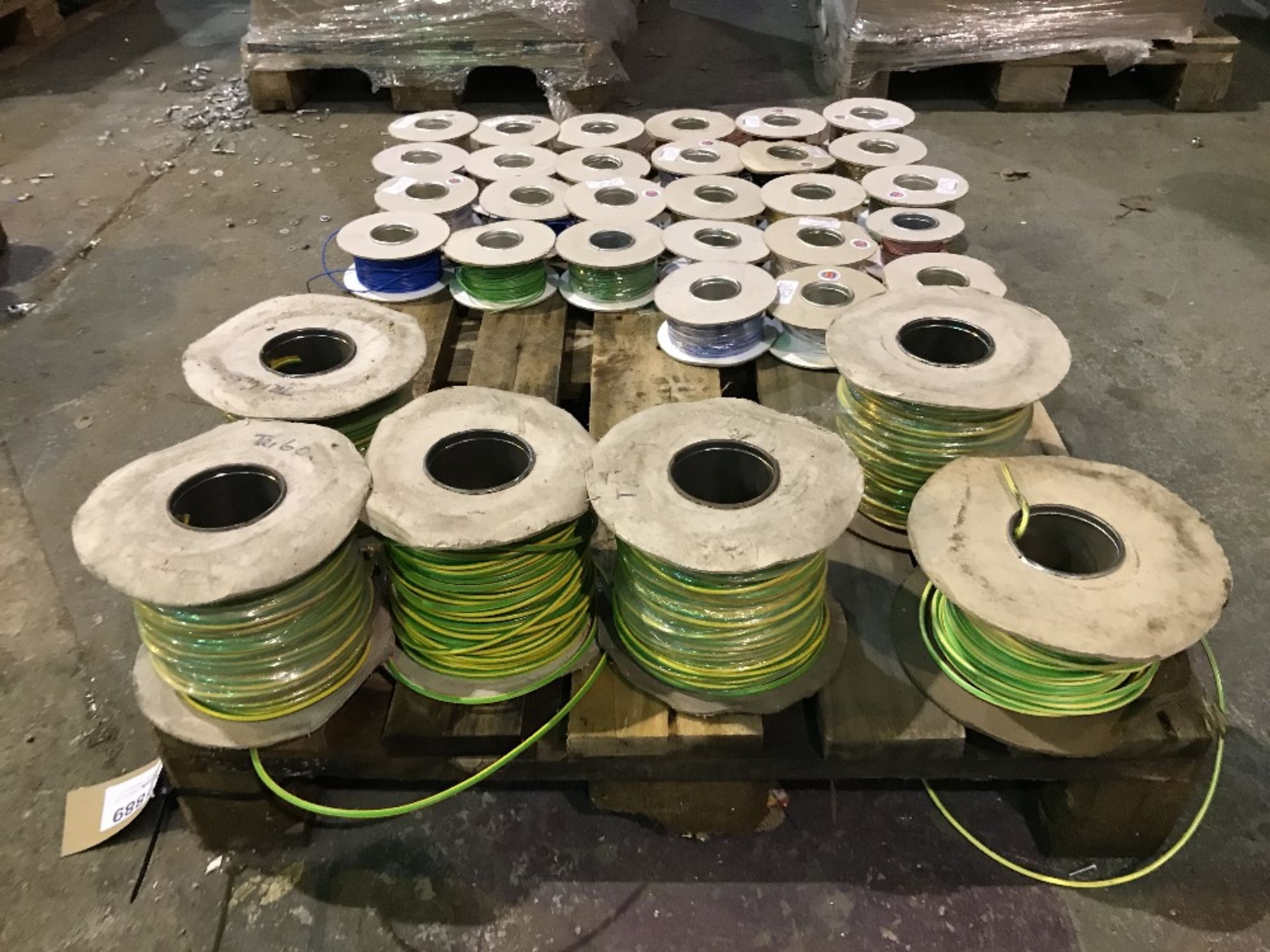 Approximately (27) Spools of Electrical Cable to include