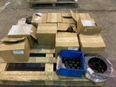 Quantity of Manufactured Plates, Electrical Carrier Components, Wire Etc
