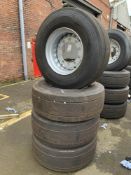 (4)Goodyear Fuelmax THL tyres & (4) Sudrad Steel Wheels