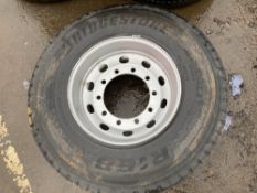 (1)Bridgestone R168 Plus tyre & (1) WIL CB548 Steel Wheel