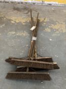 (5) Used Brooms