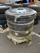 (4) Goodyear Marathon tyres & (4) Accuride Steel Wheels