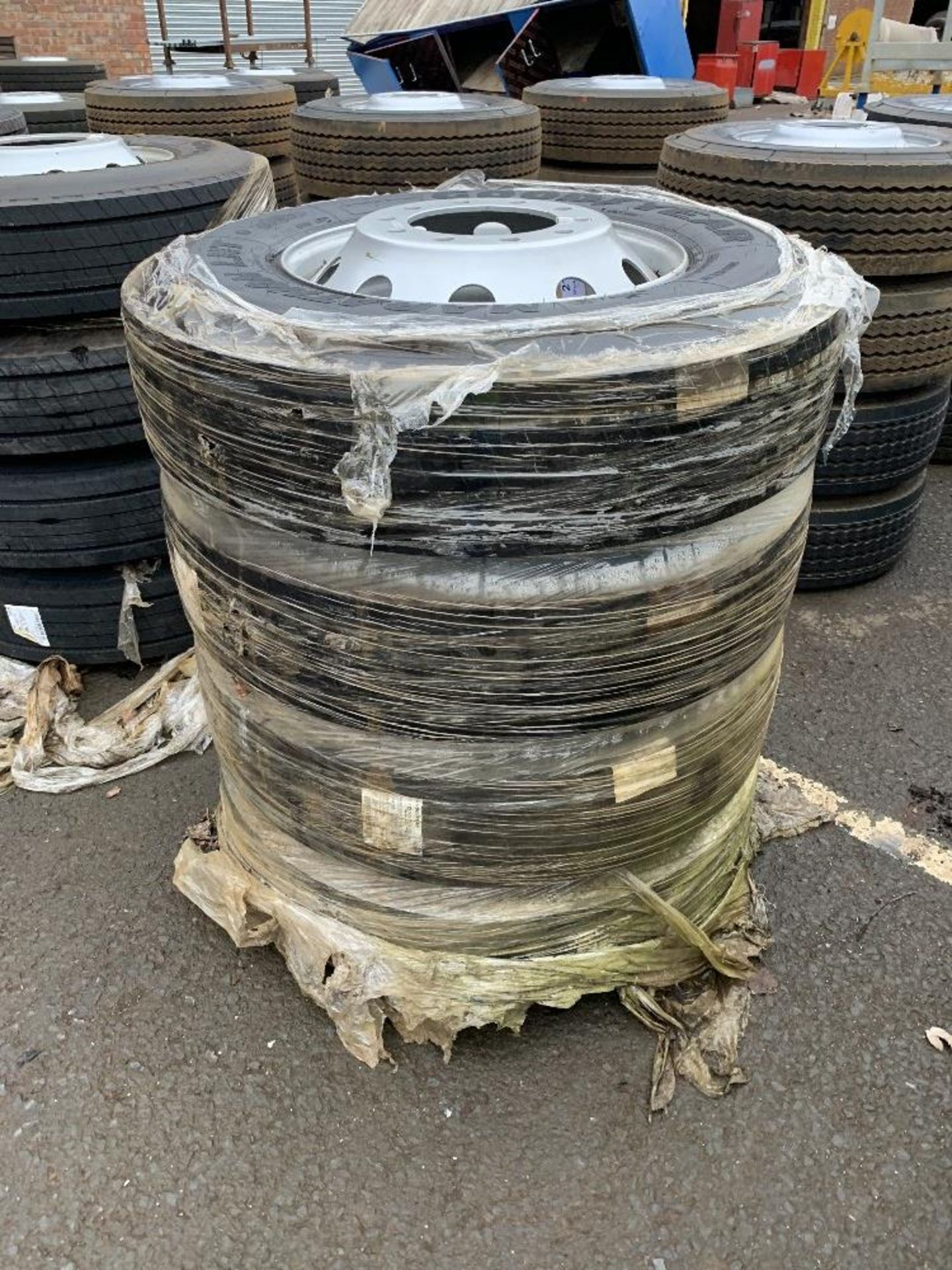 (4) Goodyear Marathon tyres & (4) Accuride Steel Wheels