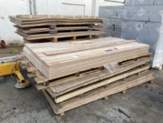 (2) Mixed pallets of Birch Plywood Cut to Various Sizes