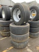 (4) Michelin X-Multi tyres & (4) HL3 Steel Wheels