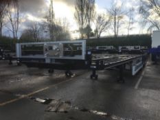 13.6M Straight Frame Double Deck wedge van chassis