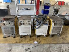 (4) Spares & Repairs Tecarc SWF MIG 400S MIG welding sets
