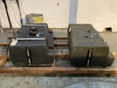 (2) Plastic Fuel Tanks branded Cartwright