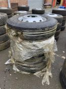 (4) Goodyear Marathon tyres & (4) Accuride Steel Wheels