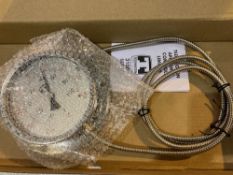 (2) New Teddington Appliance Controls Ltd 4 Inch Dial Thermometer