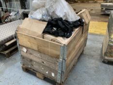 Pallet of Black Ratchet Straps