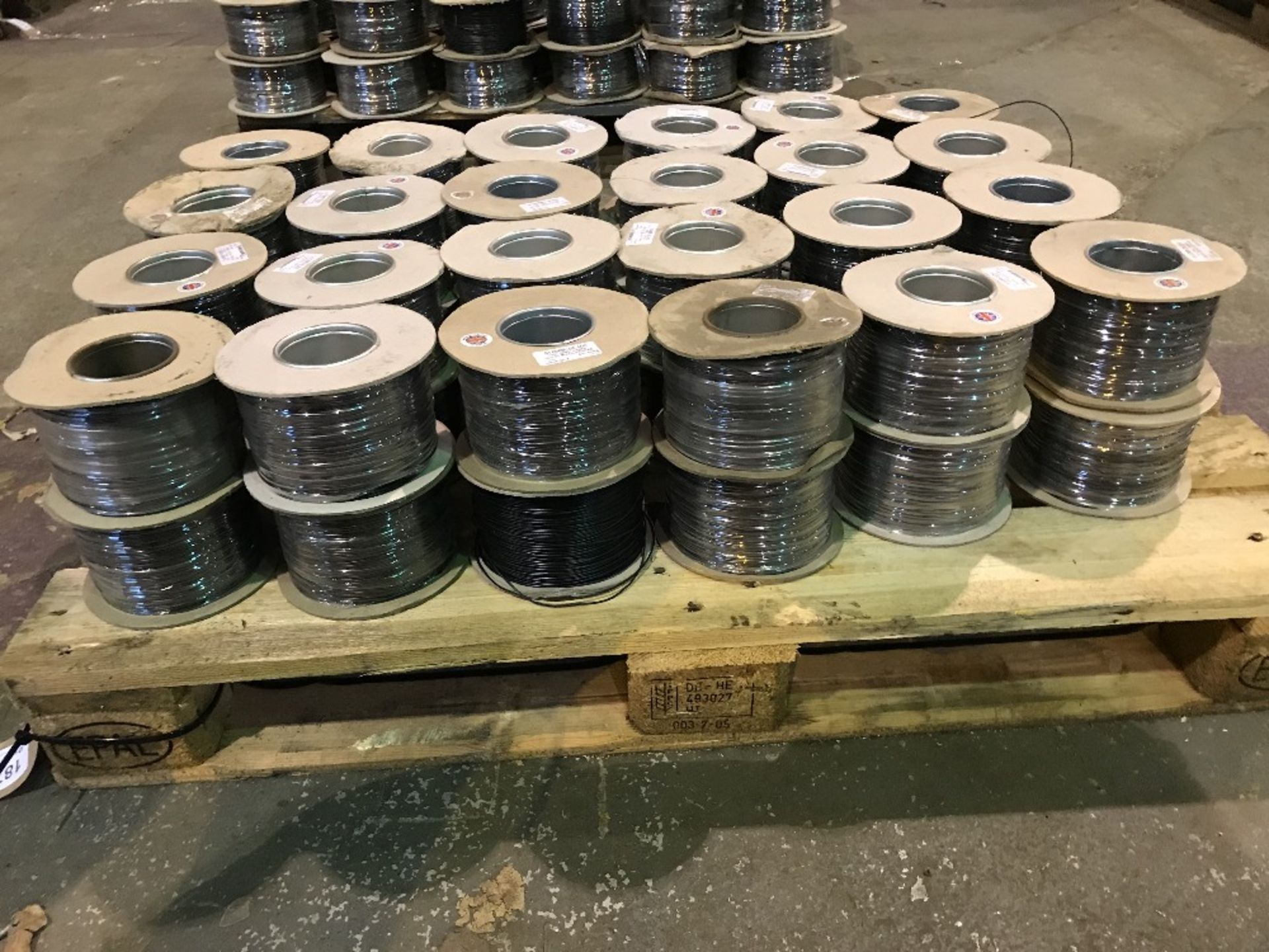 Approximately (48) Spools of 100 Metre Various Size and Colour S1208B Thin Wall Electrical Cable - Image 2 of 3