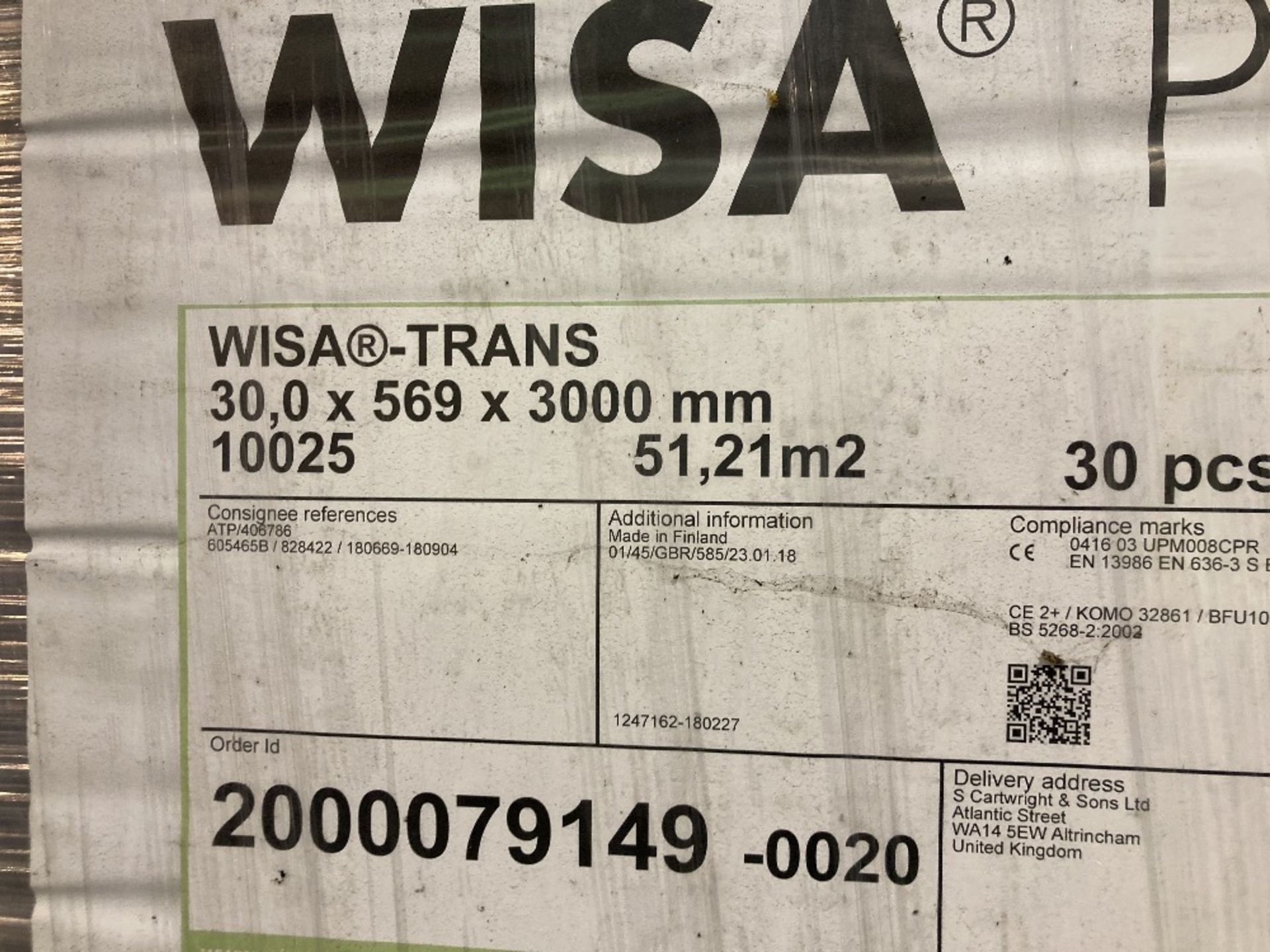 (2) Packs of Wisa-Trans Plywood - Image 3 of 4