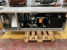 (1) Stainless Steel Hydraulic Cabinets c/w Motor, Fuel Tank & Auxillery Parts