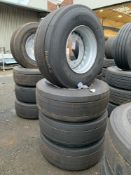 (4)Goodyear Fuelmax THL tyres & (4) Sudrad Steel Wheels