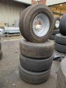 (4)Goodyear Fuelmax THL tyres & (4) Sudrad Steel Wheels