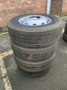 (4) Goodyear Regional RHT2 tyres & (2) Sudrad & (2) HL1 Steel Wheels