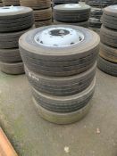 (4) Goodyear Regional RHT2 tyres & (4) HL1 Steel Wheels