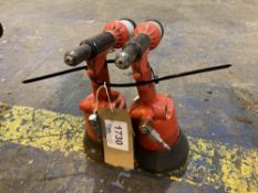 (2) FAR Rac 180 Pneumatic Air Riveters