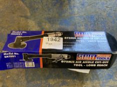 Sealey SA2501 75mm long reach air angle cut off tool