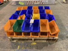 Quantity of Various Size Lin Bin Storage Containers