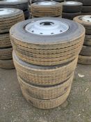 (4) Mitchelin XTE2s tyres & (4) HL3 Steel Wheels