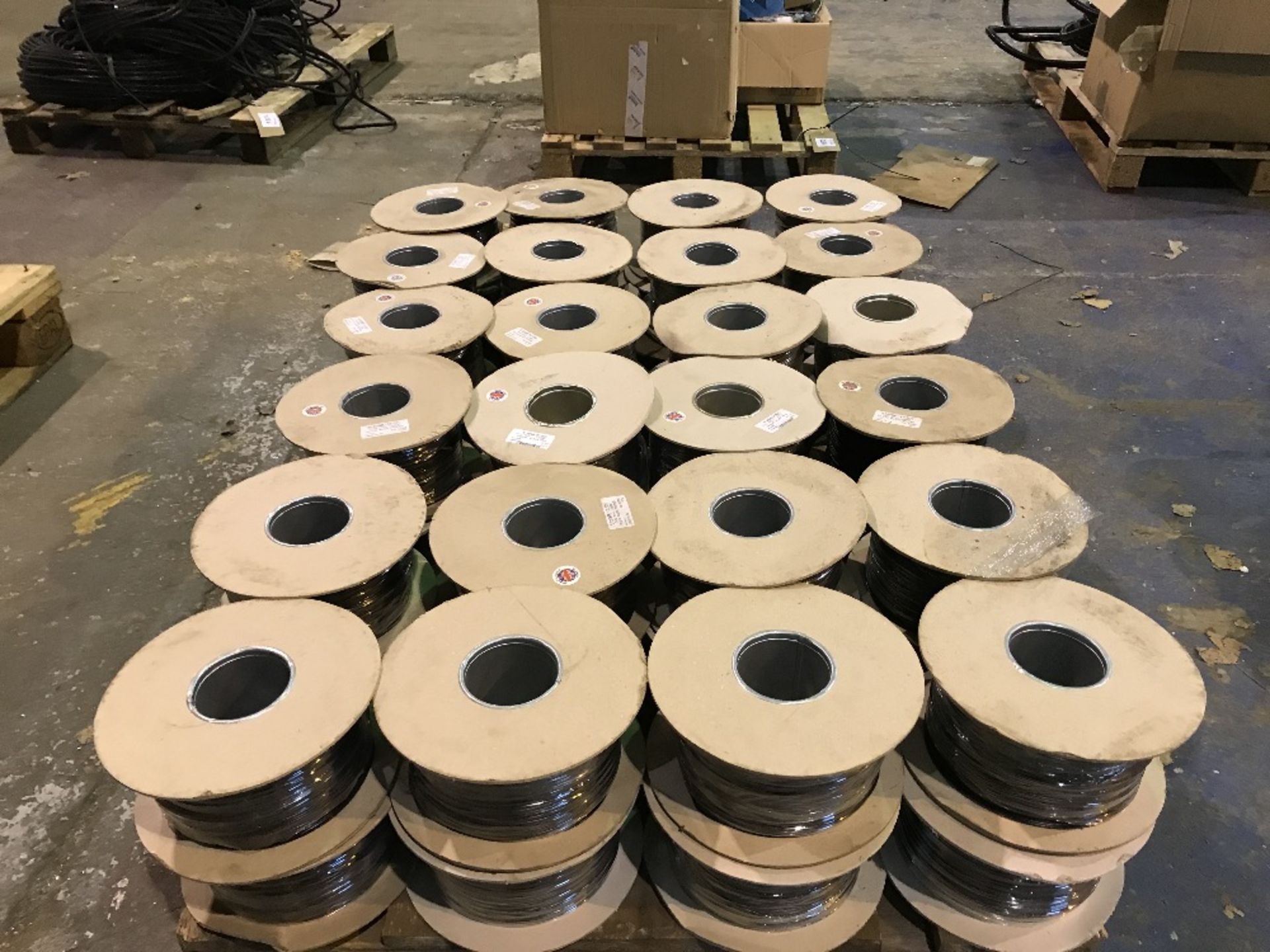 Approximately (48) Spools of 500 Metre Various Size and Colour S1209B Thin Wall Electrical Cable - Image 3 of 3