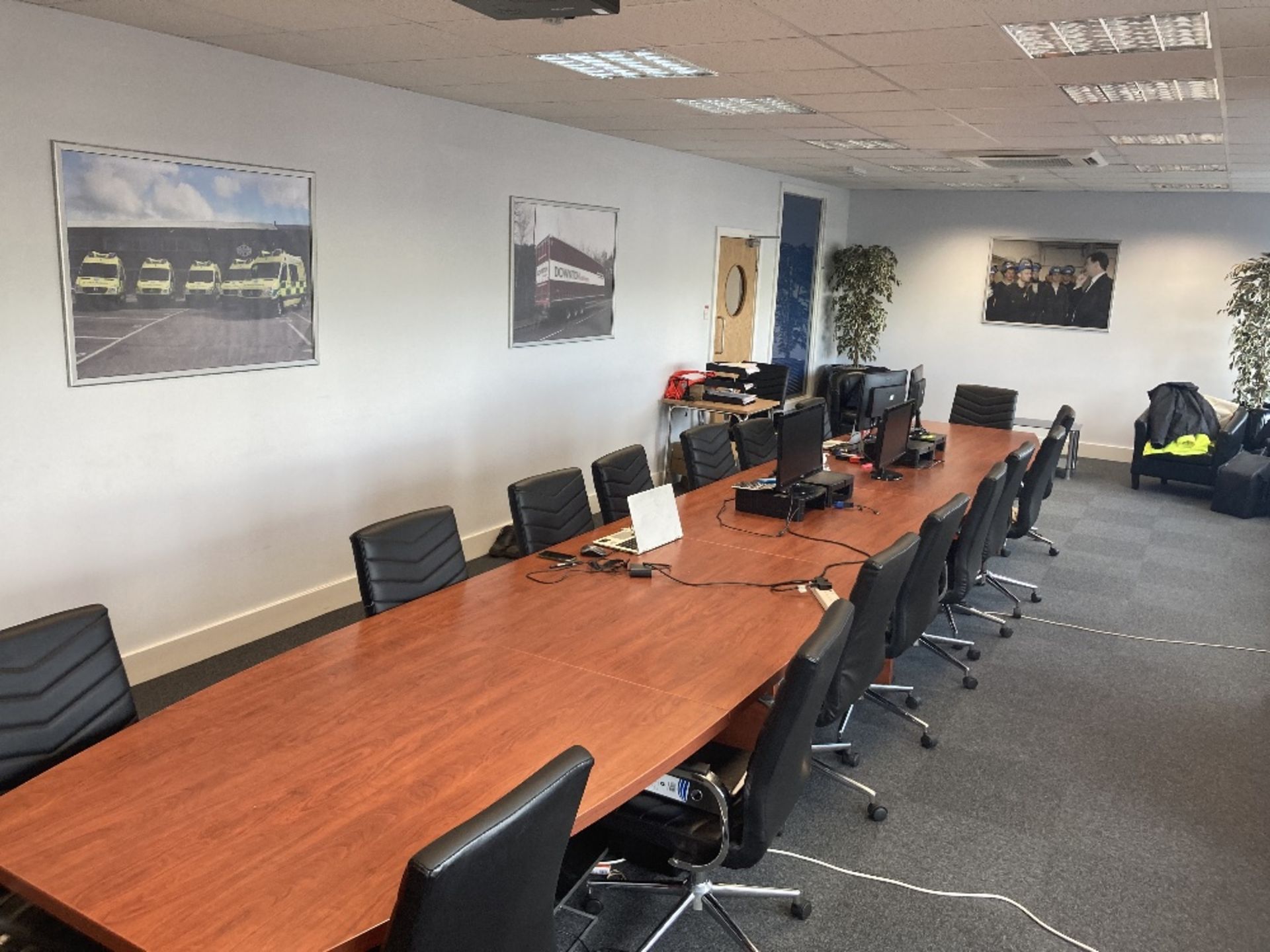 Large Boardroom Table & (20) Chairs - Image 3 of 6