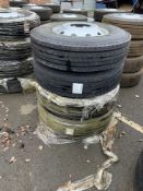 (4) Goodyear Marathon tyres & (4) Accuride Steel Wheels