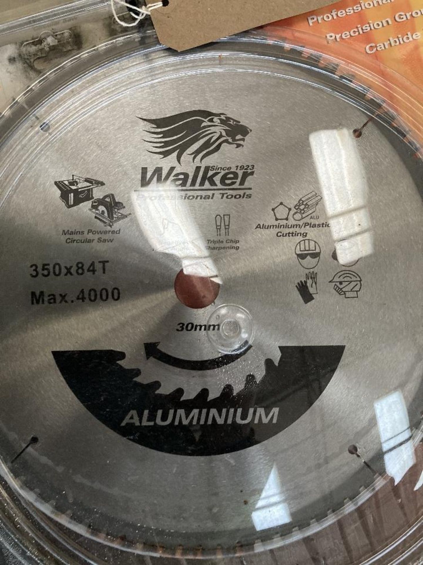 (2) Walker Professional Tools Aluminium Cutting Blades - Image 3 of 6