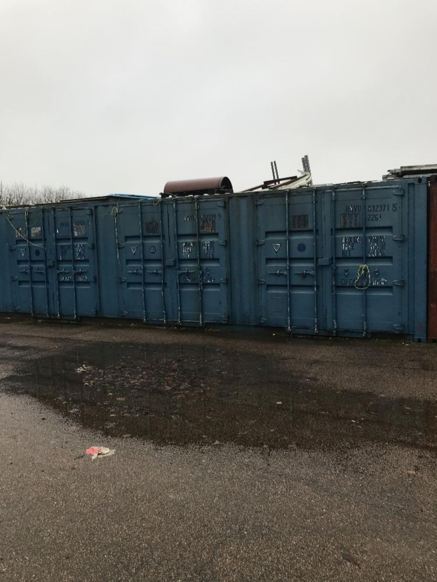 Blue 40 ft Shipping Container - Image 6 of 7