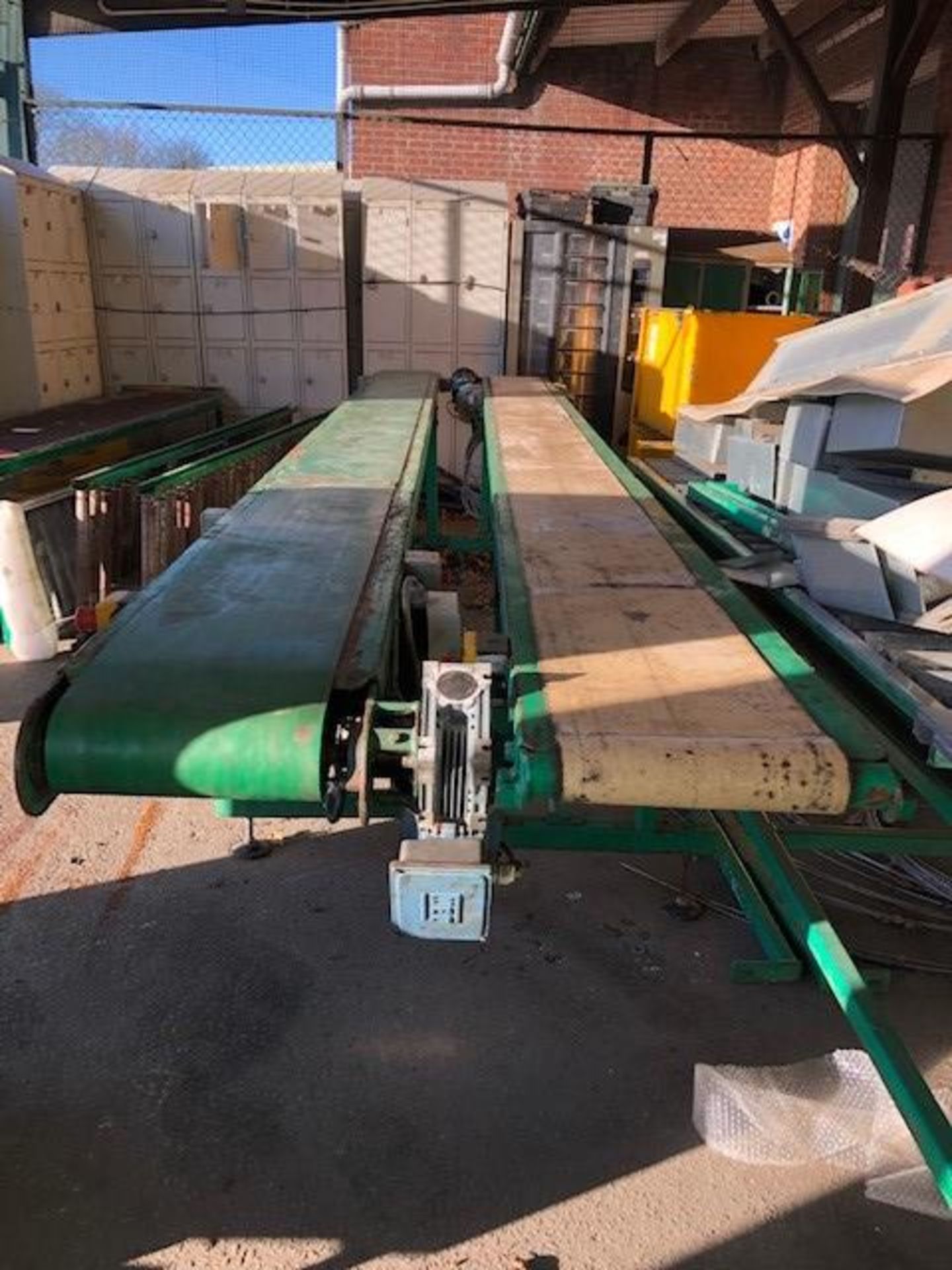 2 x 5m Motorised Conveyors