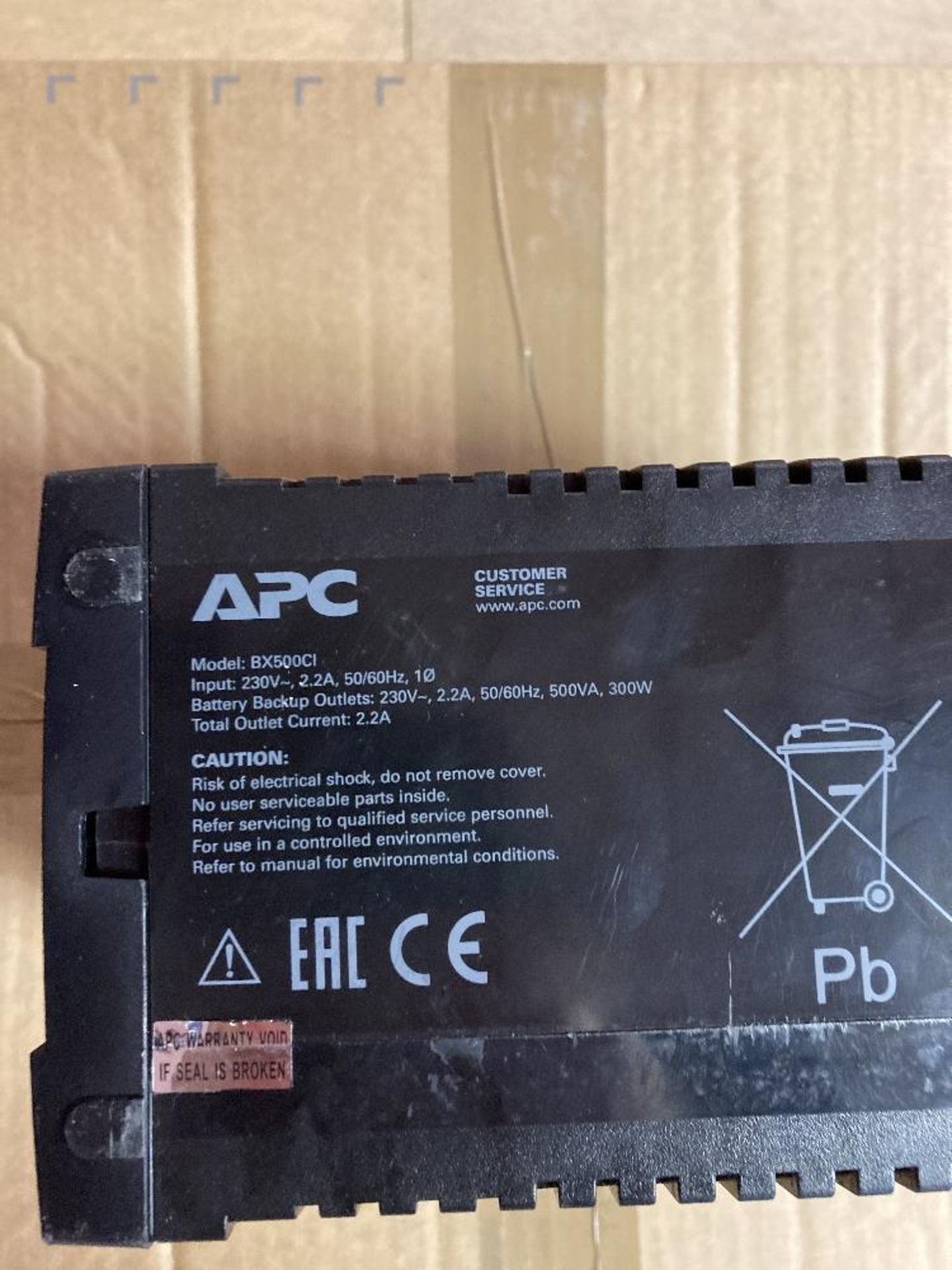 APC Back-UPS Pro 550 - Model BR550GI - Image 4 of 4