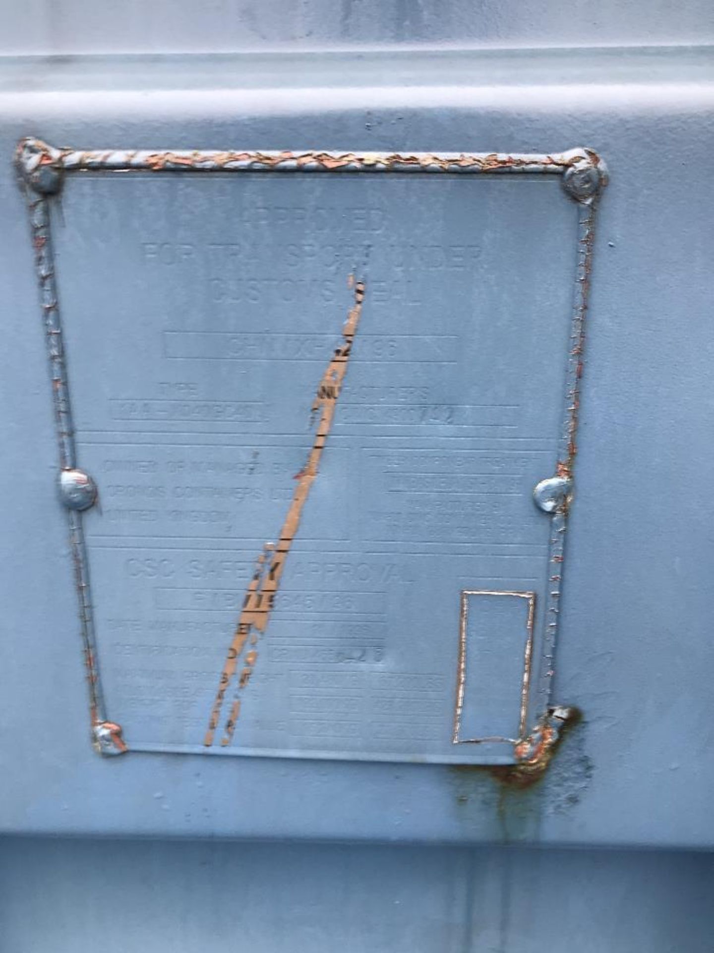 Blue 40 ft Shipping Container - Image 4 of 7