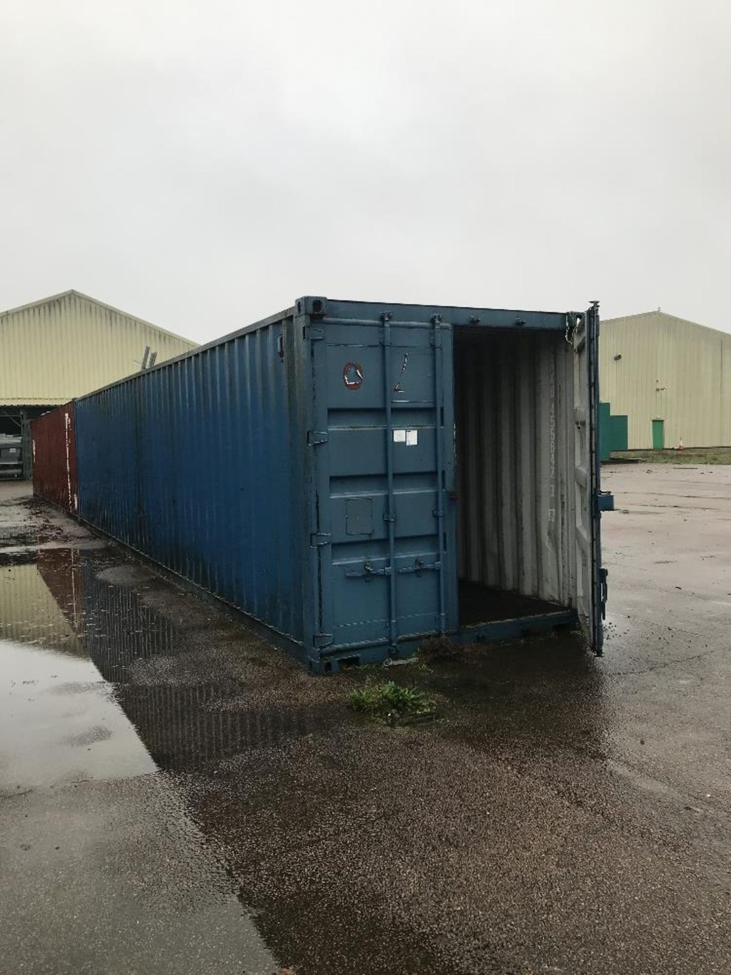 Blue 40 ft Shipping Container - Image 2 of 7