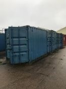 Blue 40 ft Shipping Container